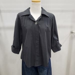 [무자크]반오픈볼륨블라우스(MQ3WBL19)_YS