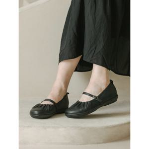 [지쎄]천연가죽 국내수제화 알리스 메리제인 플랫 GIS-45262