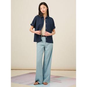 [빈폴레이디스]헤지 데님 와이드 팬츠  스카이블루 (BF5421C05Q)