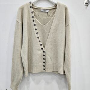 [반에이크]나시SET단추V넥가디건 VB5YKCMG10P  CRF-IC