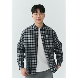 [잠뱅이][26SS] 남성) 베이직 체크셔츠 AQ1WWH204-BK