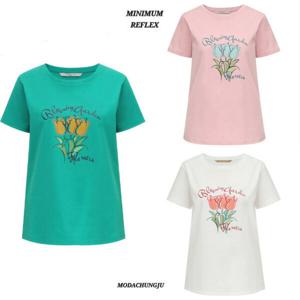 [미니멈]MD 면100 플라워 기본 티셔츠 MD MYBAJI4380 M_CJ
