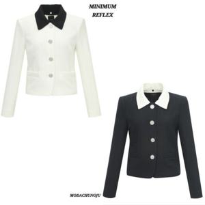 [미니멈]MD 카라넥 배색 자켓  MD MYBAWJ3180 MD_CJ