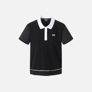 PXG골프반팔티 TQK PJMCW2211-21 여성 여름 니트 하이브리드 숏 슬리브 티셔츠