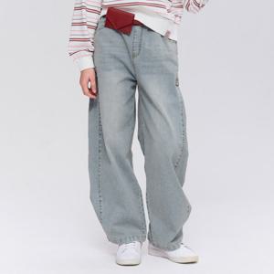 [오션스카이] 여아 벌룬 와이드 데님팬츠-FBJG2361C0D