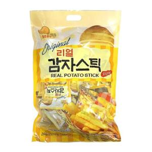 사무실간식 리얼 감자스틱 대용량 스낵 포테이토 과자 360g