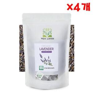 라벤더차 유기농 라벤더 20티백 X 대용량 라벤다티 허브차 4개