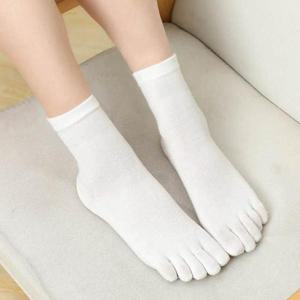 여성양말 무지 발가락 양말 덧신 여자 패션 삭스 색상 솔리드