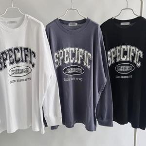 [강물처럼]빅사이즈나염티 P861L508 아메리칸오버박스긴팔티 NS