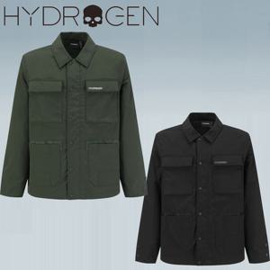 [하이드로겐] 세일 남성 봄 바람막이 셔츠형 인기 자켓 H31D3TF201 BK
