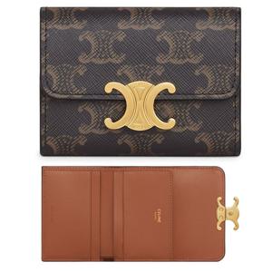 26 SS 셀린느 트리옴페 모노그램 트리폴드 컴팩트 코인포켓 앤 월렛 10I652DS3 04LU