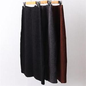 [강물처럼]빅사이즈사랑해요 3778L301 베이직니트골지H스커트 WX