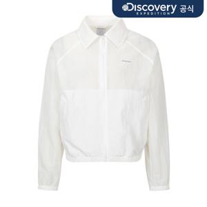 여성 프레시벤트 카라형 크롭 바람막이 (N/WHITE)  DWWJ97063-WHN