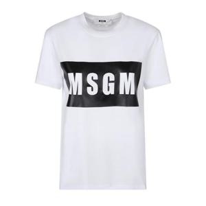 엠에스지엠 반팔 티셔츠 2000MDM52020000201 WHITE DOM