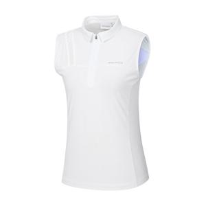 [와이드앵글] 여성 TO 메쉬믹스 쿼터집업 슬리브리스 WWM24239W2