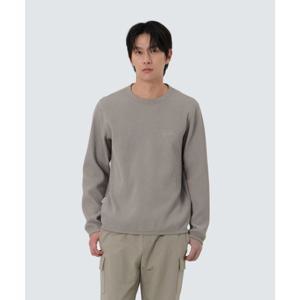 스노우피크 SNOWPEAK APPAREL 델타피크 와플 맨투맨 (S25FMTHT16) Tan Gray S25FMTHT16TG 337671