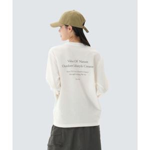 스노우피크 SNOWPEAK APPAREL 소로나 레터링 긴팔 티셔츠 (S26SUFTL62) Off White S26SUFTL62OW 337478