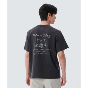 스노우피크 SNOWPEAK APPAREL 소로나 캠퍼 반팔 티셔츠 (S25MMFTS06) Dark Charcoal S25MMFTS06DC 337506