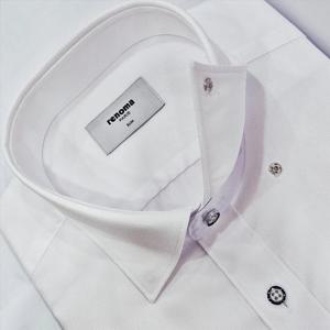 [레노마셔츠]슬림핏/ 격자 도비 긴소매 와이셔츠 RQSSL1504 WH_U