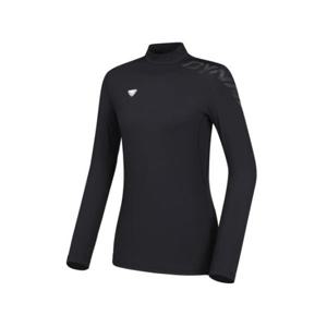 다이나핏 CYCLONE (싸이클론) 여성 하이넥 긴팔티_Black YWU24224Z1 275041