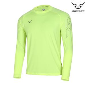 LJS  다이나핏  남성 (벤트) 긴팔티 라임 (YMP24246G1)