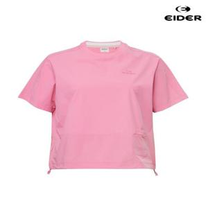 아이더 (DWM25216_P5) 여성 (온더락 쉐도우) 우븐 포켓 라운드 티셔츠