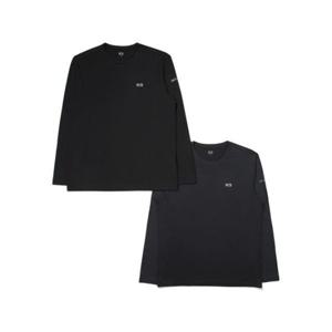 케이투 K2 BOOST 2 pack 긴팔 기본 라운드 티셔츠_Black KMU24290Z1 391411