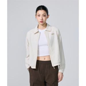 디스커버리 DISCOVERY EXPEDITION 여성 프레시벤트 카라형 크롭 바람막이 (IVORY) DWWJ97063-IVS 389888