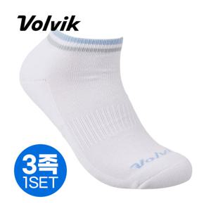 [26년신형]볼빅골프 라인 컬러 포인트 단목 양말 남성용-3족1SET