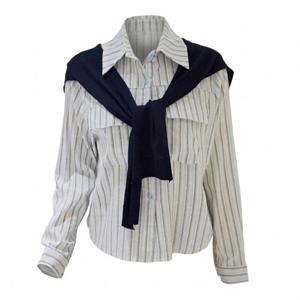 [에이비에프지]어깨숄셋트 아웃포켓 카라넥 셔츠 FAA5HB36G