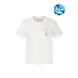 디스커버리 26S S 여름 [DWRS9K063WHS] 여성 프레시벤트 네이처 크롭 반팔티셔츠