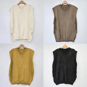 [강물처럼]위쉬몰 BN 캐주얼브이민박스조끼(S682H409) 빅사이즈