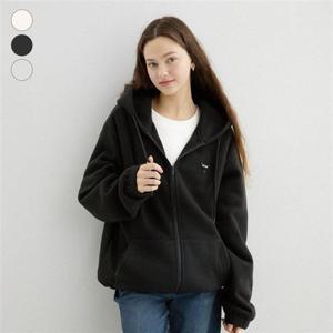 게스 남녀공용 플리스 후드집업 MP4K9471 393619