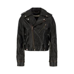 골든구스 가죽 자켓 GWP02137P001195 90100 BLACK