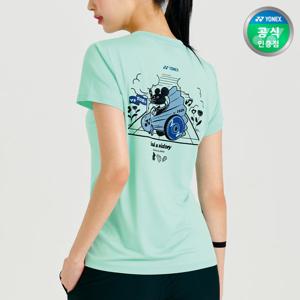 요넥스 269TR010F 여성용 배드민턴 반팔 티셔츠 이지웨어