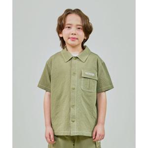 [아웃도어프로덕츠 키즈]시어서커 반팔 셔츠 (카키) OD252ISH18_KHA