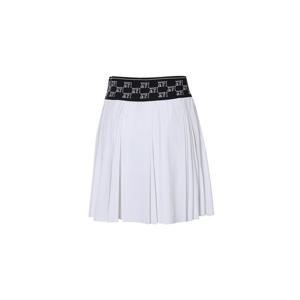 [와이드앵글]여성 WG 체커보드 밴드 플리츠 스커트 WWM23Q71W2