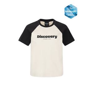 디스커버리 26S S 여름 여성 DWRS9I063IVD 프레시벤트 래글런 반팔티셔츠