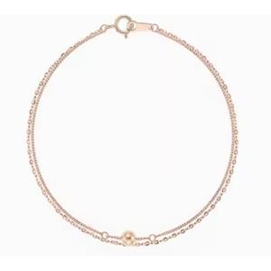 [로이드] 14K 데일리 볼 포인트 투체인 팔찌 LWB25013G