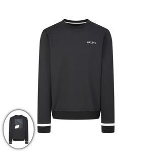 [헤지스골프] 남성 로고 자수 맨투맨 티셔츠 블랙 HUTS6B252BK