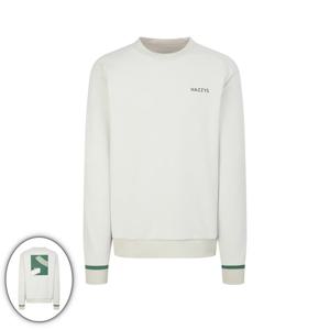 [헤지스골프] 남성 캡슐 모티브 라운드넥 맨투맨 베이지 HUTS6B252I1