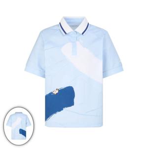 [헤지스골프] 여성 붓터치 프린트 캡슐 블루종 블루 HWTS6B252B4