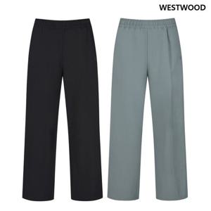 [웨스트우드] 여성 세미와이드 밴드 팬츠 (2컬러) WQ1WCPT512