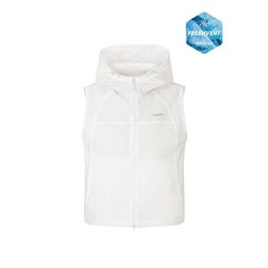 디스커버리 26S S 여름 [DWTR97063WHS] 여성 프레시벤트 경량 우븐 트레이닝 후드 베스트