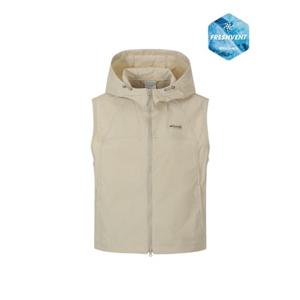 디스커버리 26S S 여름 여성 DWTR97063BES 프레시벤트 경량 우븐 트레이닝 후드 베스트