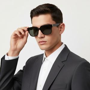 생로랑  선글라스 SL M40F 004 스퀘어 뿔테 자외선차단