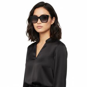 생로랑  선글라스 SL M100 002 스퀘어 뿔테 자외선차단