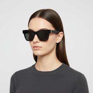 생로랑  선글라스 SL M106 005 스퀘어 뿔테 자외선차단