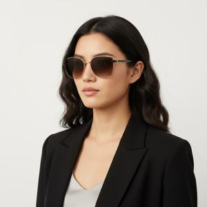 생로랑  선글라스 SL M67K 003 스퀘어 메탈 자외선차단