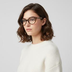 발렌시아가  안경테 BB0079O 006 캣츠아이 뿔테  안경